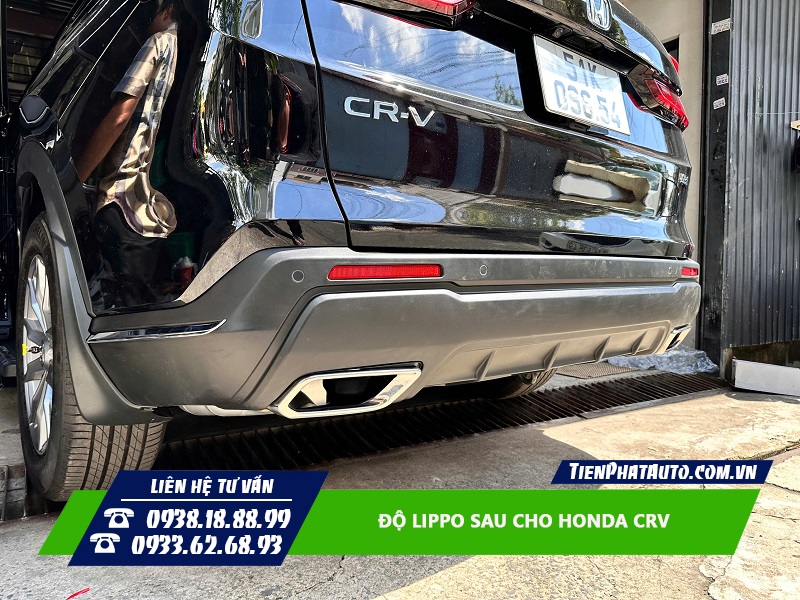 Độ Lippo sau Honda CRV cho diện mạo thể thao và mạnh mẽ hơn