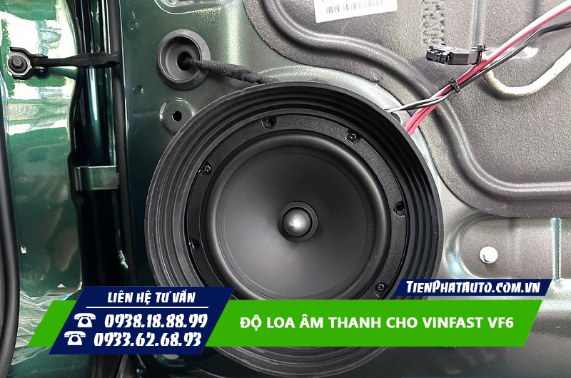 Hình ảnh phần loa cánh cửa được nâng cấp thay thế loa mới