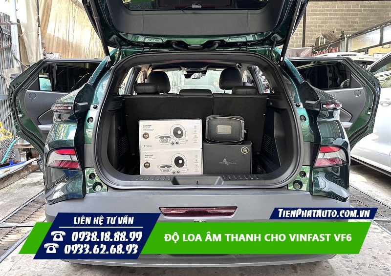 Độ loa âm thanh cho xe Vinfast VF6 giúp cải thiện âm thanh hay hơn
