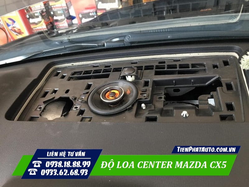 Tiến Phát Auto chuyên độ loa Center cho xe Mazda CX5