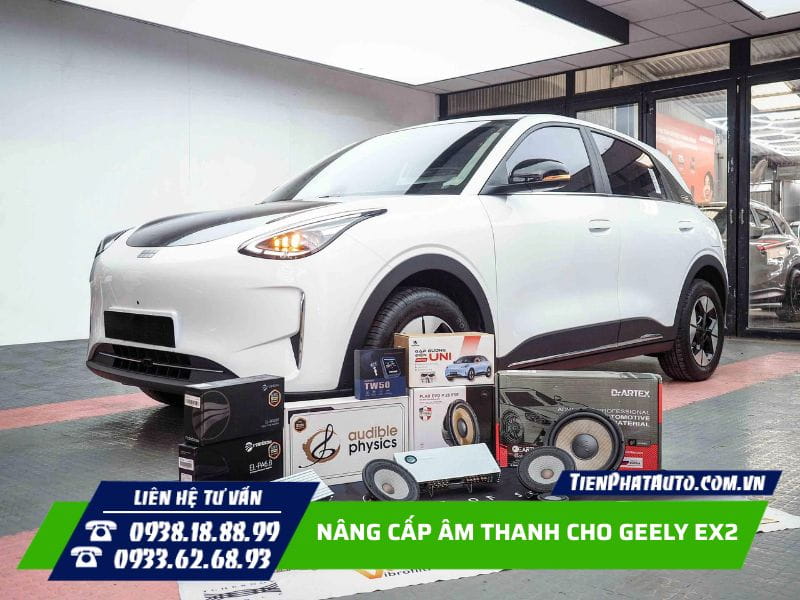 Độ loa cho geely ex2 tăng trải nghiệm nghe nhạc Độ loa cho geely ex2 tăng trải nghiệm nghe nhạc