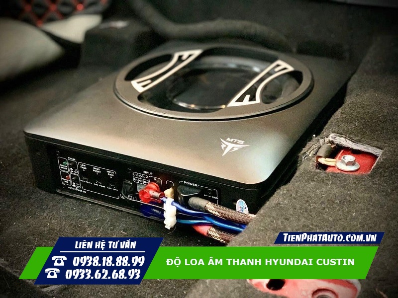 Tiến Phát Auto chuyên độ loa âm thanh cho Hyundai Custin tại TPHCM