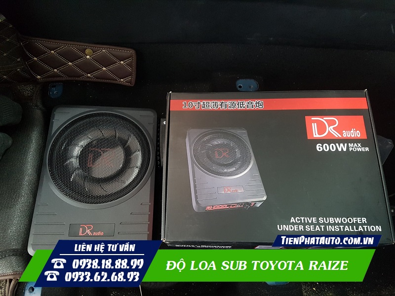 Hình ảnh loa sub gầm ghế thương hiệu DR Audio
