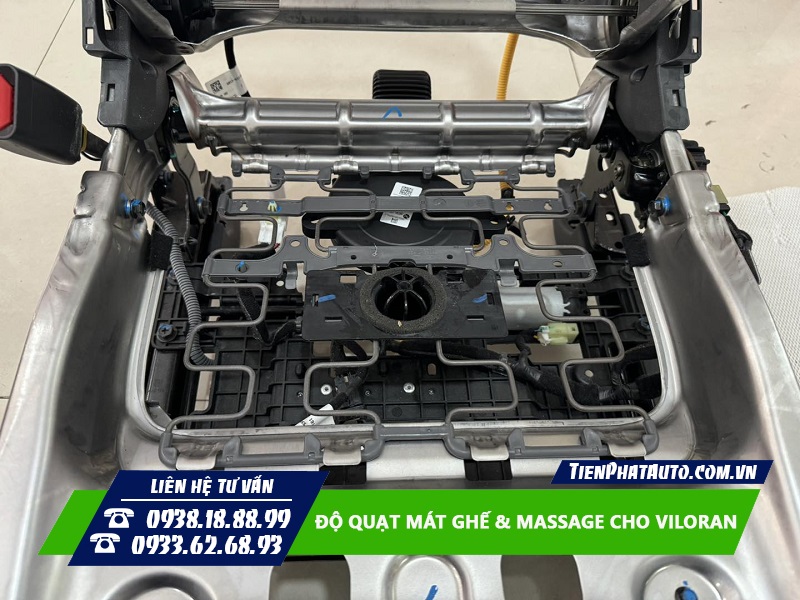 Độ quạt mát ghế cho xe Volkswagen Viloran mang lại nhiều sự tiện lợi