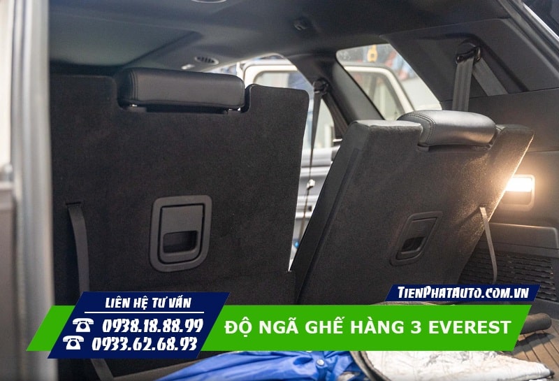 Tiến Phát Auto chuyên độ ngã ghế hàng 3 cho xe Ford Everest