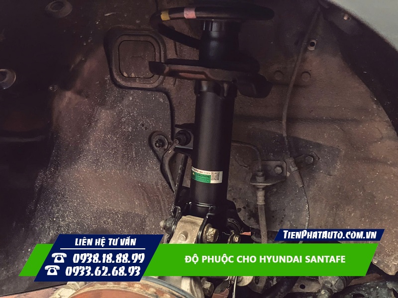 Độ phuộc cho Hyundai Santafe giúp xe di chuyển vận hành thêm êm ái