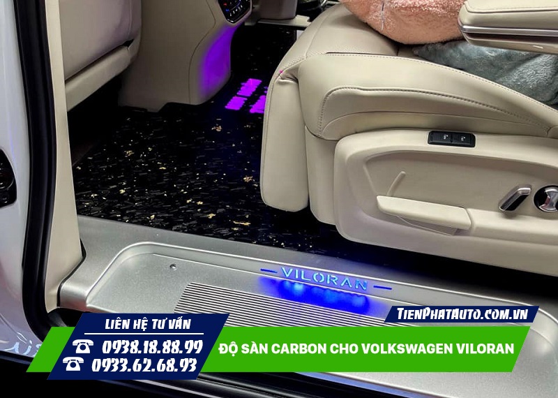 Độ sàn Carbon cho xe Viloran giúp nâng tầm đẳng cấp chủ xe