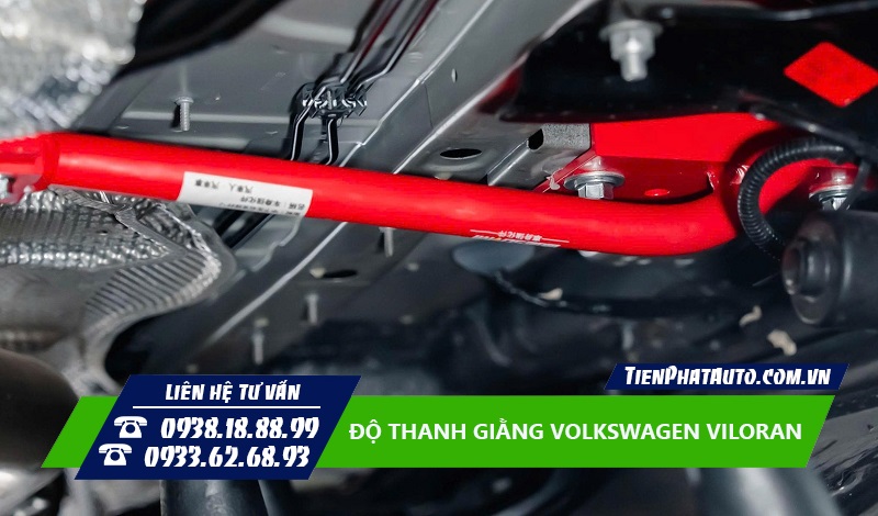 Thanh giằng giúp giảm thiểu rung lắc hiệu quả khi xe vận hành