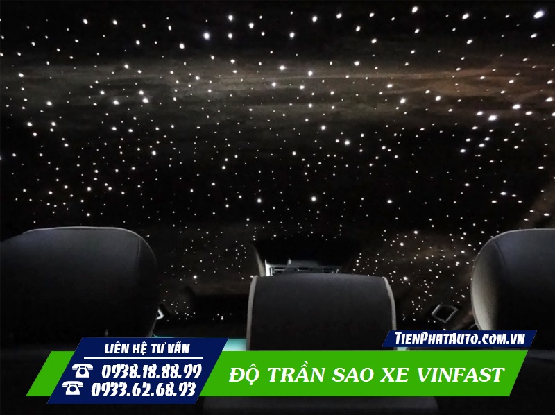 Độ trần bầu trời đầy sao Vinfast thể hiện sự cá tính riêng đầy phong cách