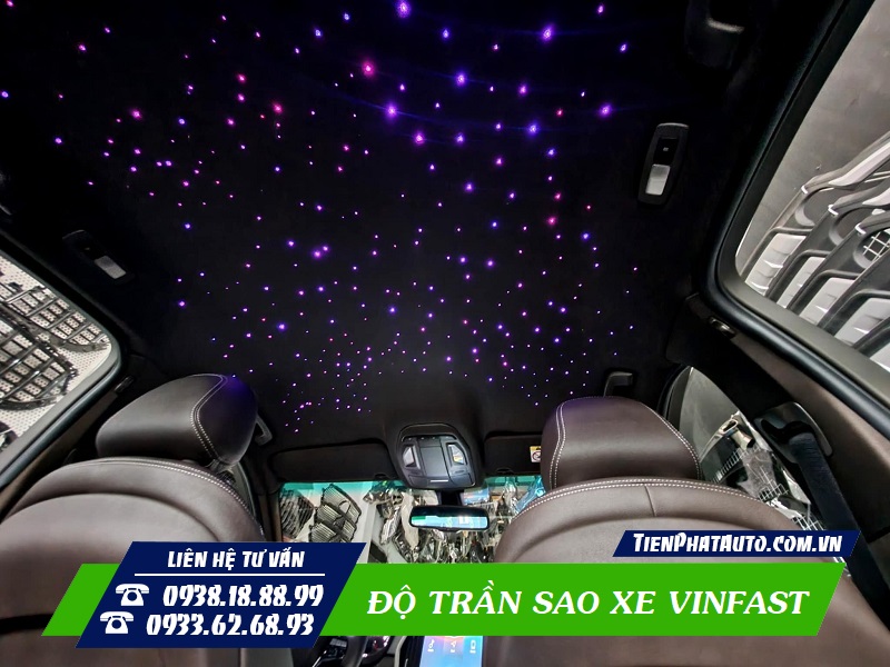 Tiến Phát Auto chuyên độ trần sao xe Vinfast giá tốt nhất tại TPHCM