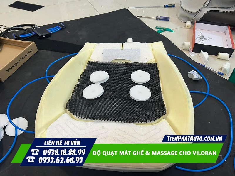 Tiến Phát Auto chuyên độ mát ghế và Massage cho Viloran