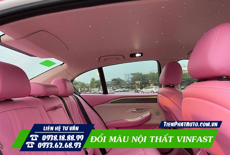 Tappi cửa ấn tượng với màu sắc đồng nhất với màu ghế