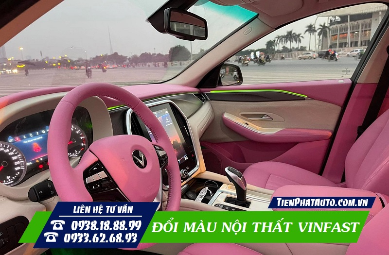 Ghế, Vô Lăng, Tappi cửa là những chi tiết được thay đổi màu sắc