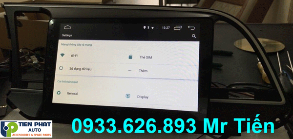 Màn hình dvd chạy android cho huyndai elantra 2018