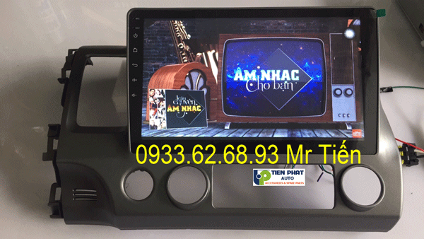 Man hinh DVD chay android cho Honda Civic 2008