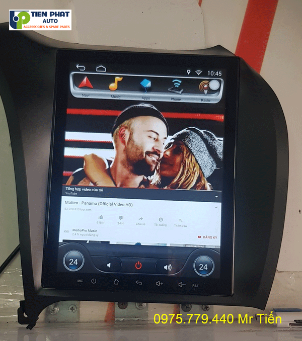 Màn hình dvd android tesla cho xe kia k3