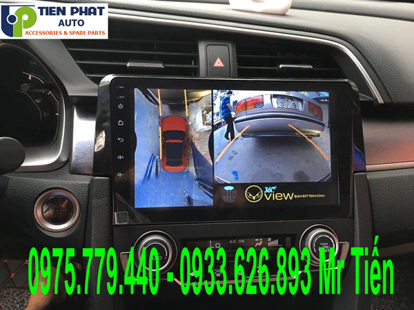 Màn hình DVD chạy android cho Honda Civic 2017-2019