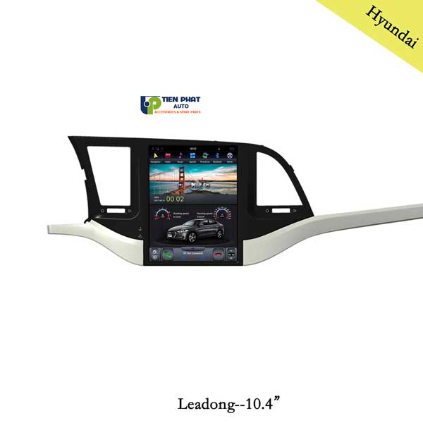 lap man hinh dvd tesla cho huyndai elantra 2016-2018