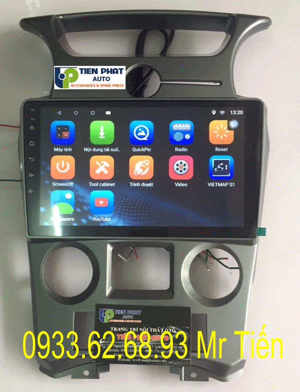 Màn hình dvd chay android cho kia carens  2010-2015