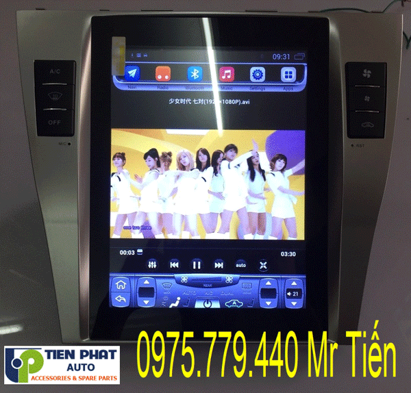 Màn hình dvd Tesla cao cấp cho Toyota Camry 2010