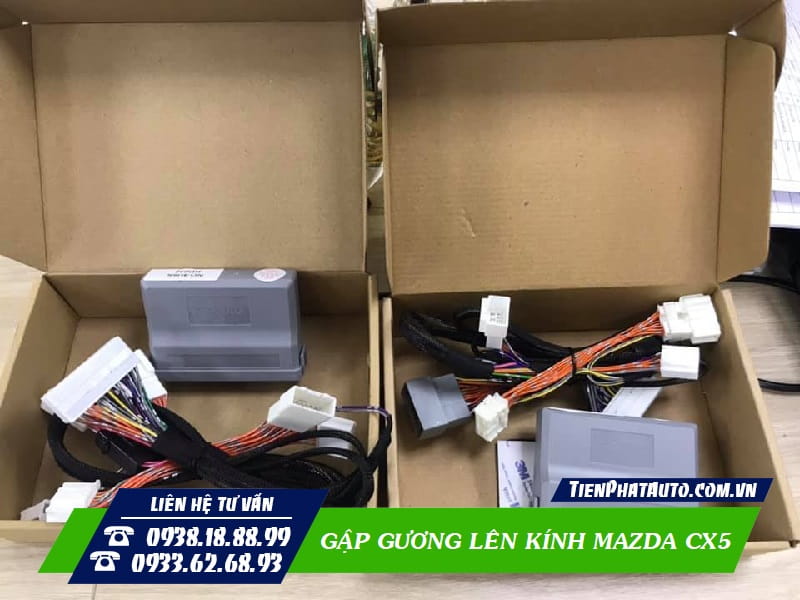 Độ gập gương lên kính Mazda CX5 giúp mang lại nhiều sự tiện lợi