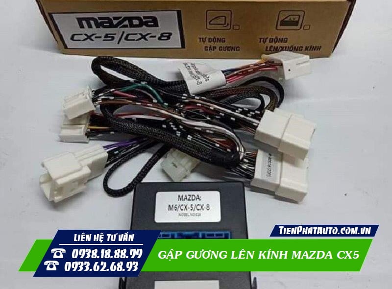 Bộ gập gương lên kính tự động dành cho xe Mazda CX5