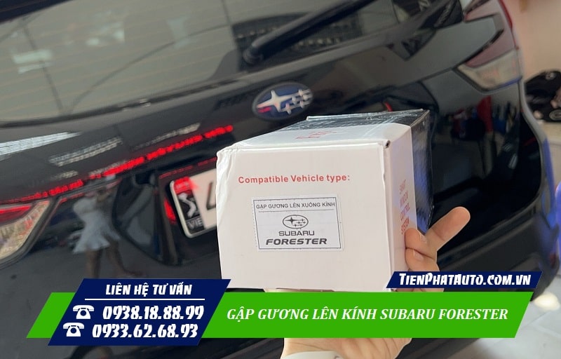 Tiến Phát Auto chuyên lắp gập gương lên kính Subaru Forester