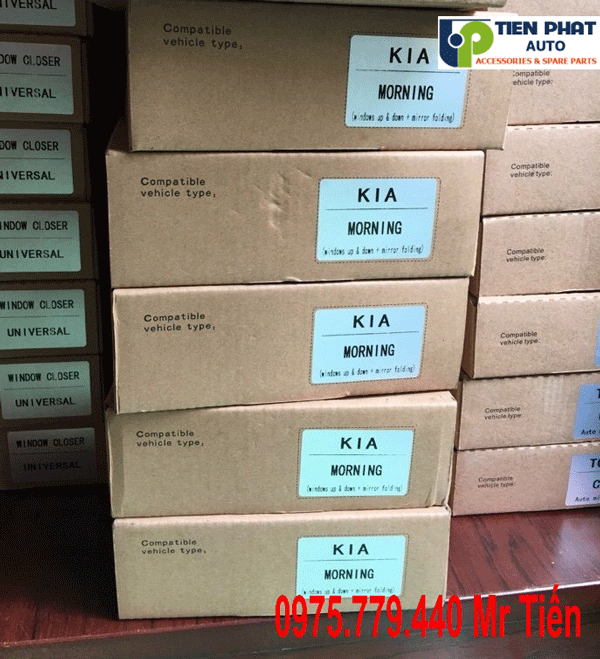 Gập gương lên kính tự động cho kia morning