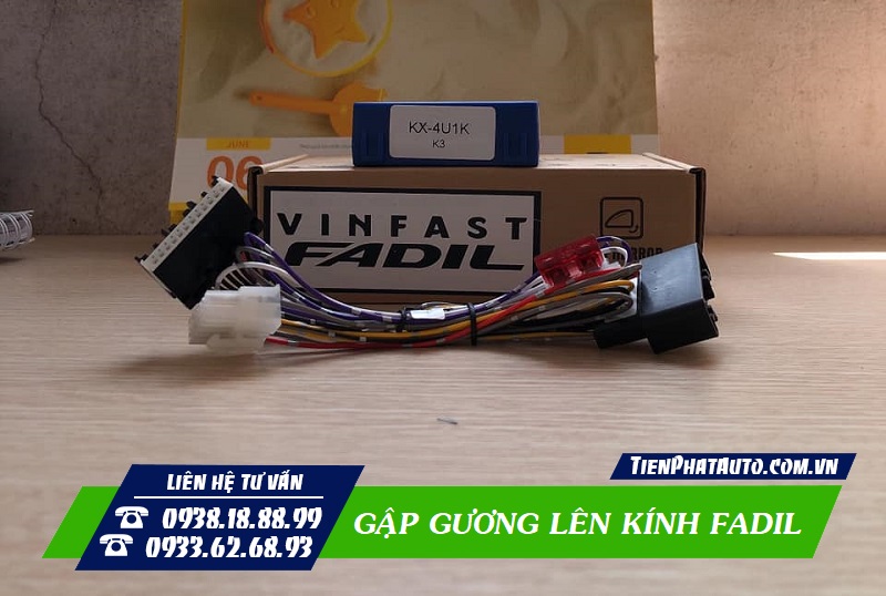 Tiến Phát Auto chuyên lắp gập gương lên xuống kính Vinfast Fadil