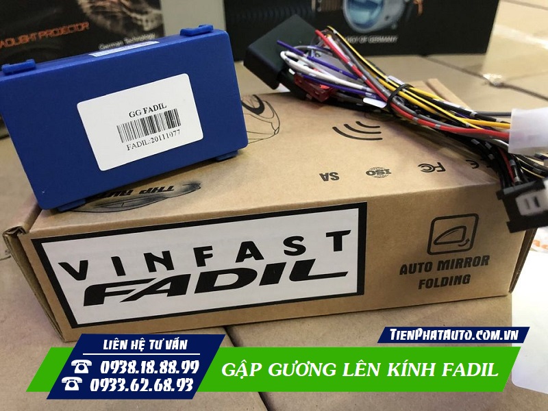 Tiến Phát Auto lắp gập gương lên xuống kính Vinfast Fadil giá tốt nhất tại TPHCM