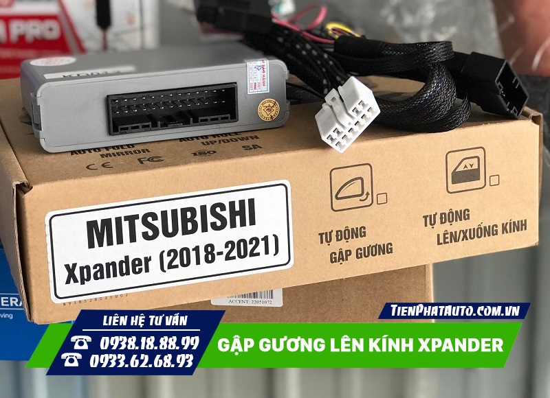 Gập gương lên kính cho xe Xpander là phụ kiện cần thiết không thể thiếu