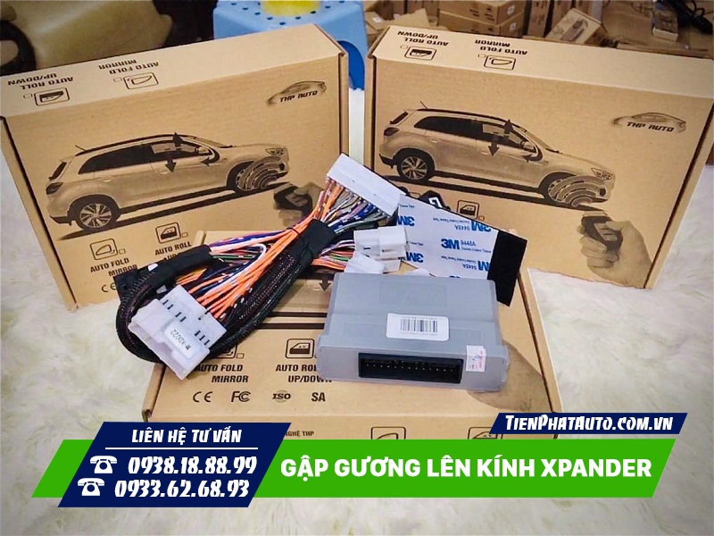Gập gương lên xuống kính Xpander 2023 giúp mang lại nhiều sự tiện lợi