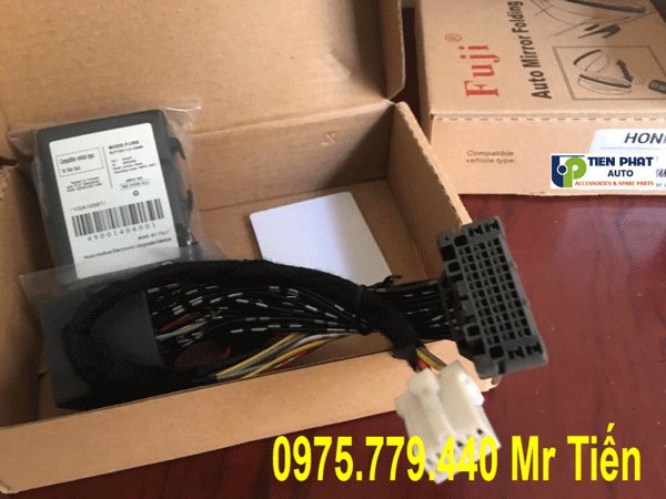 Gập gương lên xuống kính tự động cho honda city 