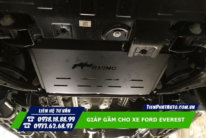 Hình ảnh giáp gầm bảo vệ thước lái cho xe Ford Everest 2023 Nextgen
