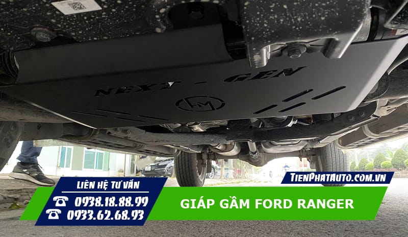 Giáp gầm cho xe Ford Ranger 2023 phụ kiện bạn không thể bỏ qua