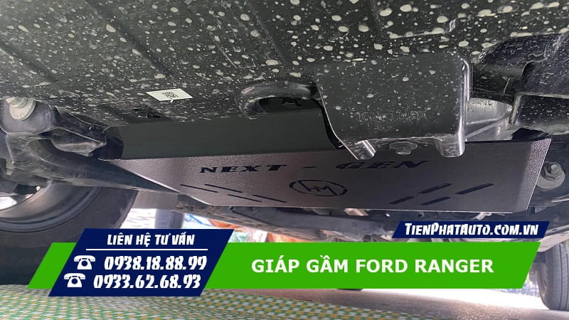 Trang bị giáp gầm Ford Ranger 2023 giúp mang lại nhiều sự tiện lợi