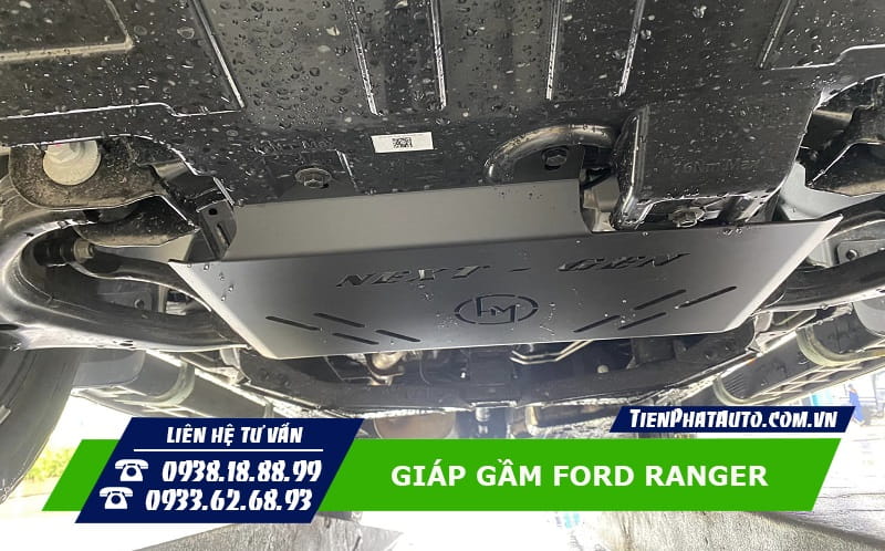 Giáp gầm Ranger 2023 giúp bảo vệ toàn diện vô cùng hiệu quả