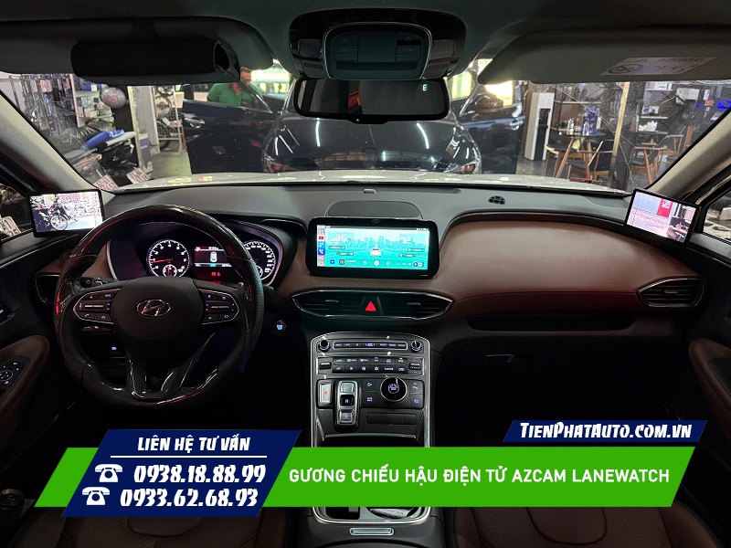 Gương chiếu hậu Azcam Lanewatch mở rộng góc nhìn, hỗ trợ lái xe an toàn