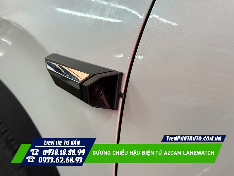 Ảnh mắt camera của gương chiếu hậu điện tử Azcam Lanewatch