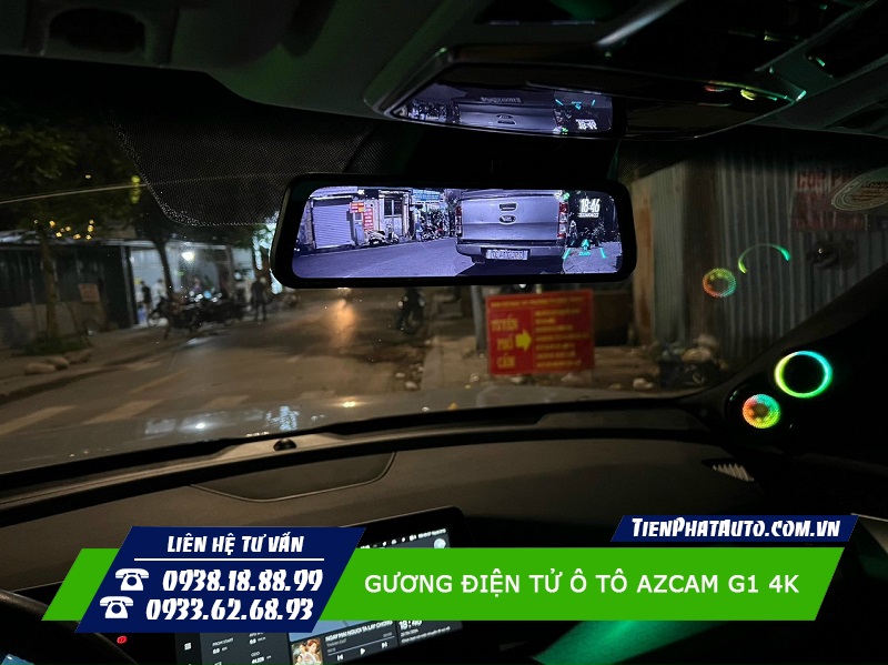 Hình ảnh hiển thị quán sát vào buổi tối, điều kiện thiếu sáng