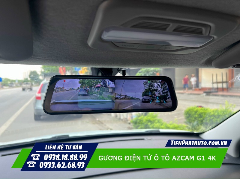 Xem được cùng lúc camera trước và camera sau