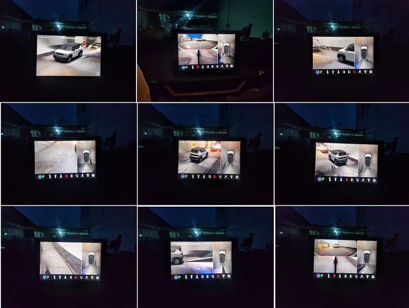 Hình ảnh Vinfast VF3 lắp đặt camera 360 độ tích hợp màn hình zin