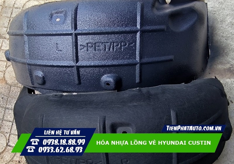 Hóa nhựa lồng vè Custin khi mới nhận xe giúp sử dụng bền bỉ hơn