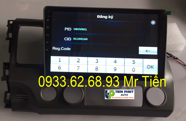 Man hinh DVD chay android cho Honda Civic 2008