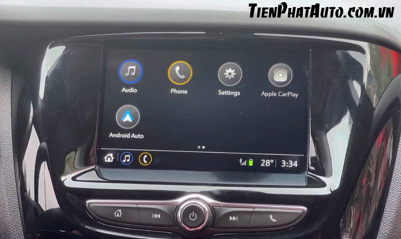 Ứng dụng Android Auto hiển thị sau khi cài đặt thành công