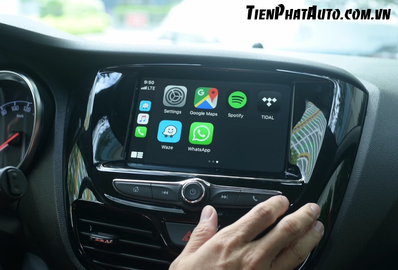 Các ứng dụng sau khi kết nối iPhone với màn hình qua Apple Carplay