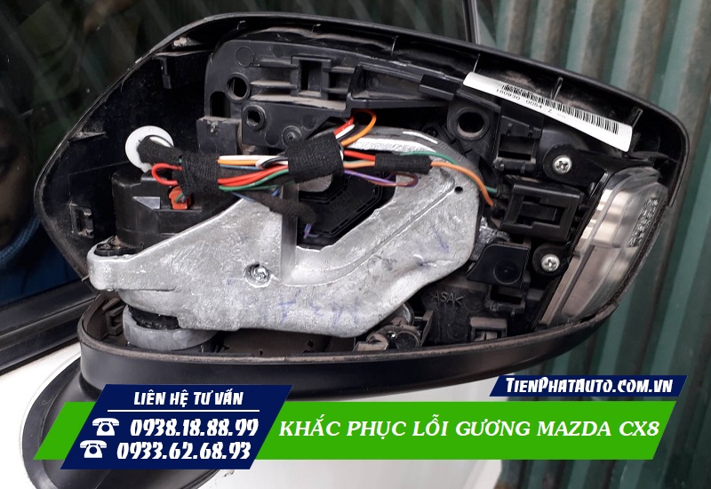 Tiến Phát Auto chuyên khắc phục lỗi gập gương xe Mazda CX8