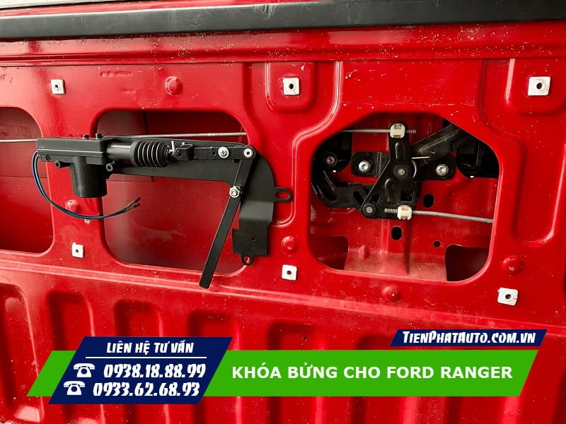 Tiến Phát Auto chuyên lắp khóa bửng sau cho xe Ford Ranger