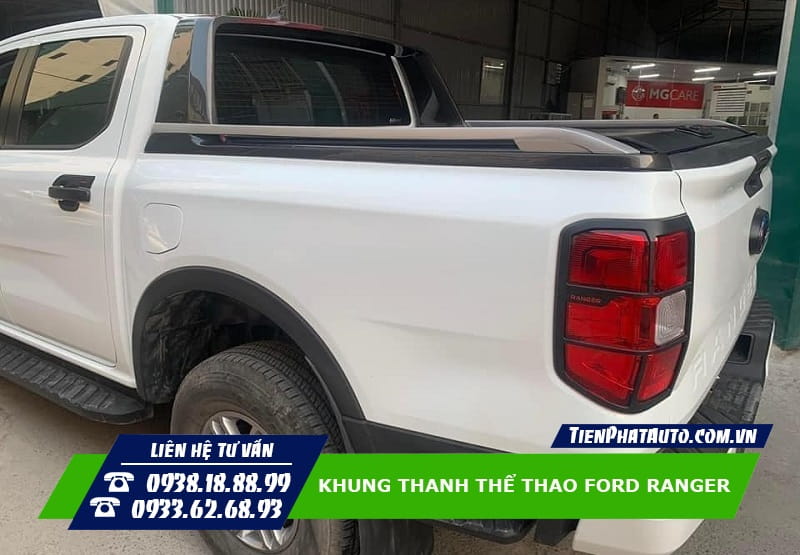 Mẫu khung thanh thể thao Wildtrak dành cho xe Ford Ranger (XL, XLS, XLT)