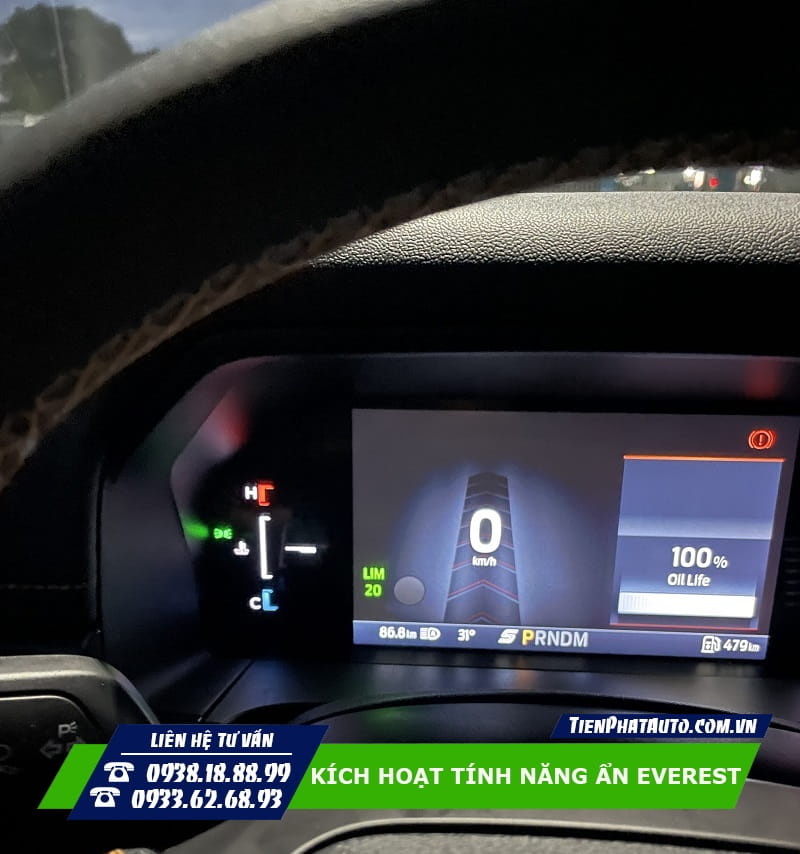 Tiến Phát Auto chuyên hack tính năng ẩn Ford Everest 2023
